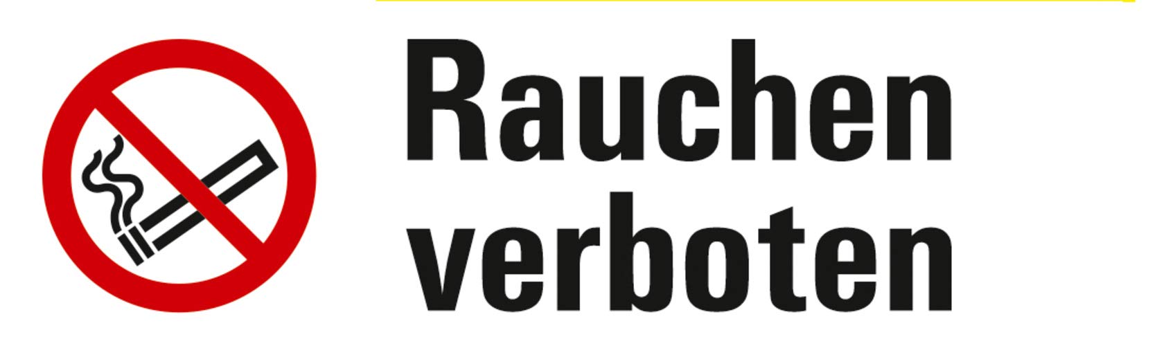 RAUCHEN VERBOTEN RAUCHVERBOT Hinweisschild No smoking Art.-Nr. 3112 EUR 5,30 - DE