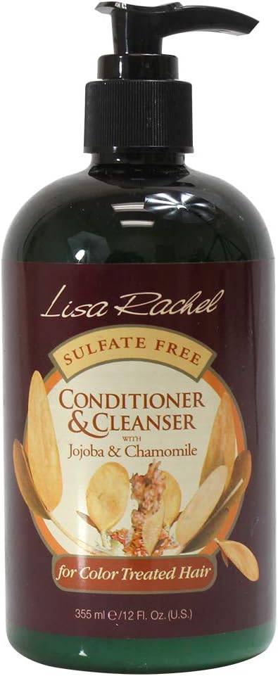 Irene Gari Lisa Rachel Shampoo Plus Conditioner, Jojoba and Chamomile, 12 Ounce