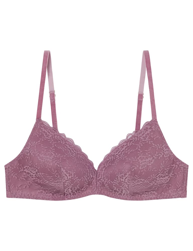 Women'secret Sujetador Triangular con Relleno Dusty Pink Bra Mujer