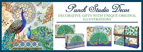 Punch Studio Decorative Royal Peacock Letter Size File Folders, Blue/Multicolor, 10 Count, By Luvial Designs #TOP1