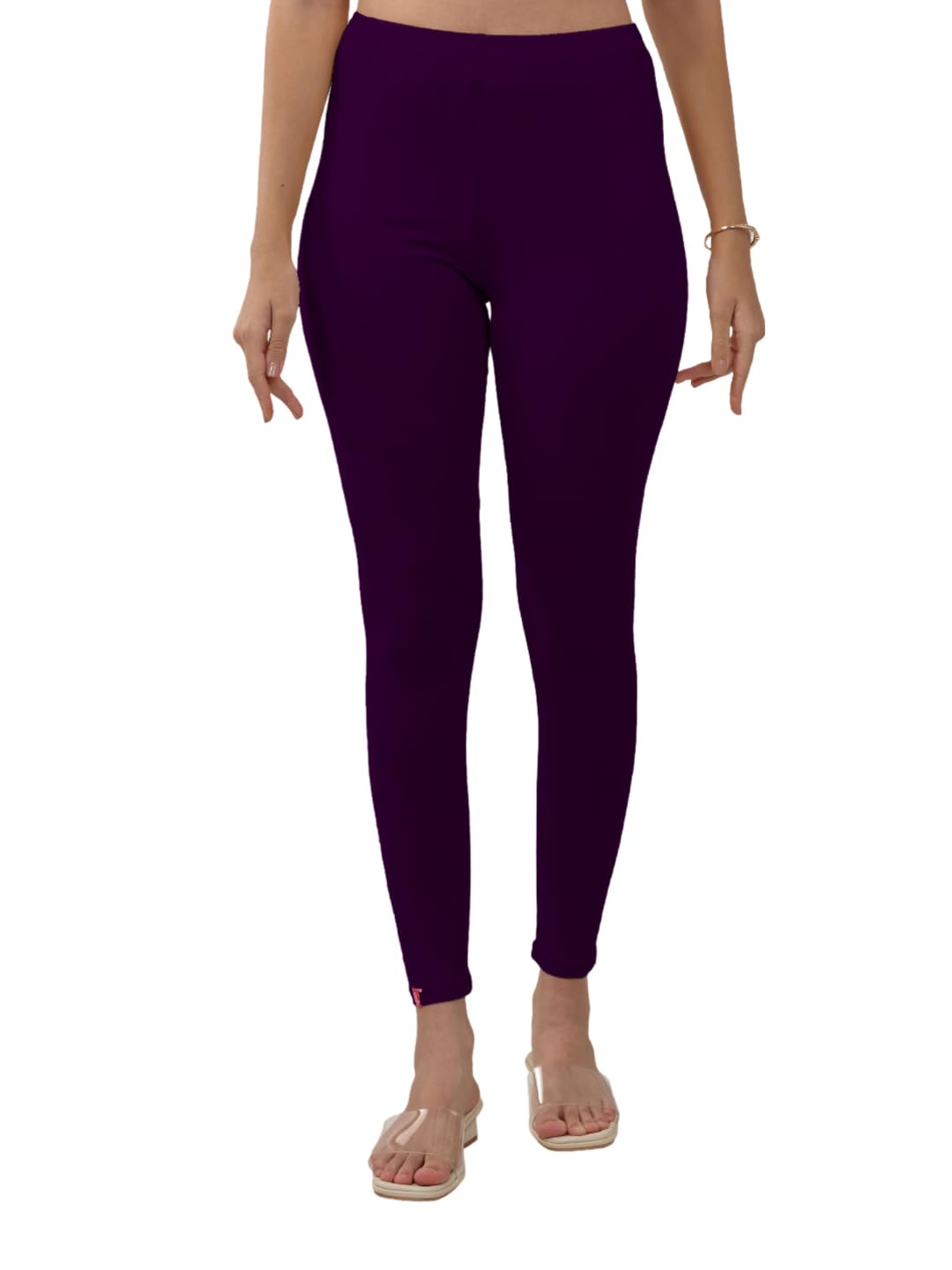 lux lyra Lyra Women Solid Premium Cotton Ankle Length Leggings | Mid-Waist | Fashionwear-picture-36