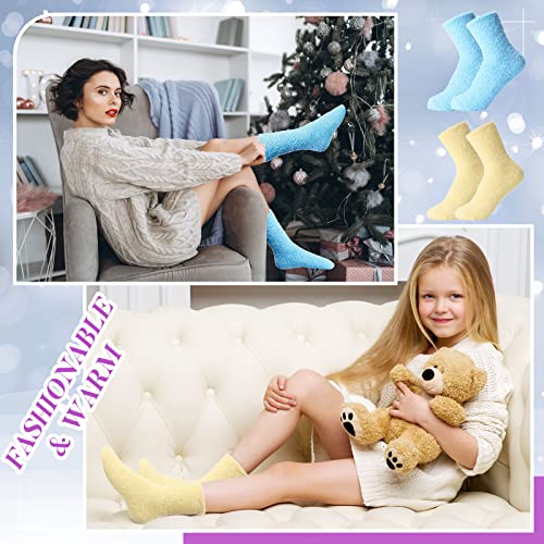 Image of Handepo 60 Pairs Women Fuzzy Socks Bulk
