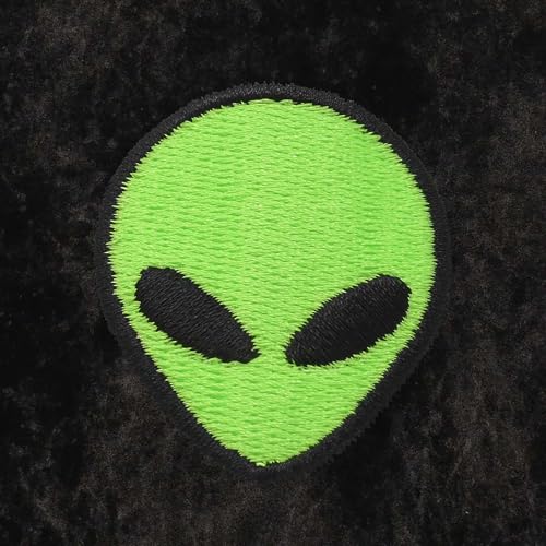 DALIX Alien Embroidered Fleece Hoodie Mineral Wash Long Sleeve Sweatshirt Mens2