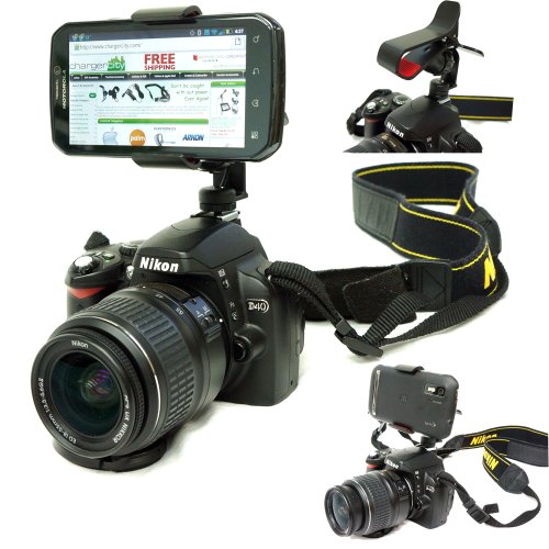 Chargercity Hot Shoe Flash DSLR Camera Tripod Mount for Apple iPhone 11 XR