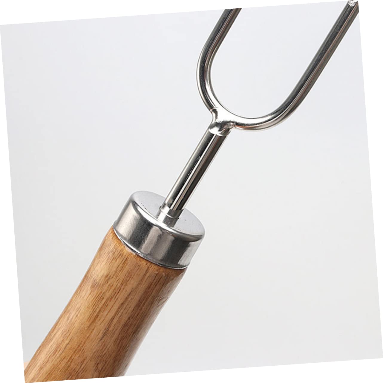 Hemobllo 10pezzi Spiedini in Acciaio Inox Con Custodia Manico in Legno Bastoncini Per Barbecue Lunghi e Antiscivolo Per Grigliate All Aperto e Campeggio Realizzati Con Finitura Liscia Per f