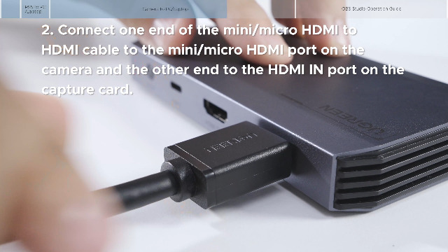 UGREEN HDMI Video Capture Card, 4K@60 Hz, 1080p@240 Hz Passthrough