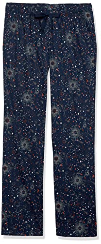 Image of Amazon Essentials Women's Cotton Pajama Pants, Breathable Poplin Sleep Pant with Drawstring Elastic Waist