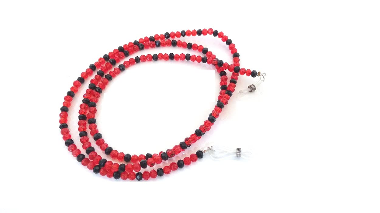 Neck Chain Cord For Eyeglass Sunglasses Frame Spectacle Frame Red Black Multi Colour-image-23