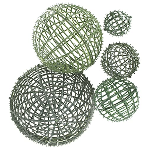 Didiseaon 5pcs Decorative Grass Ball Rack for Wedding Flower Arrangements Lightweight Easy to Assemble for Home Decor and Event Decorations