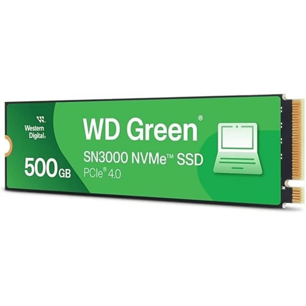 Western Digital Green SN3000 NVMe 500 GB (5.000 MB/sn'ye kadar