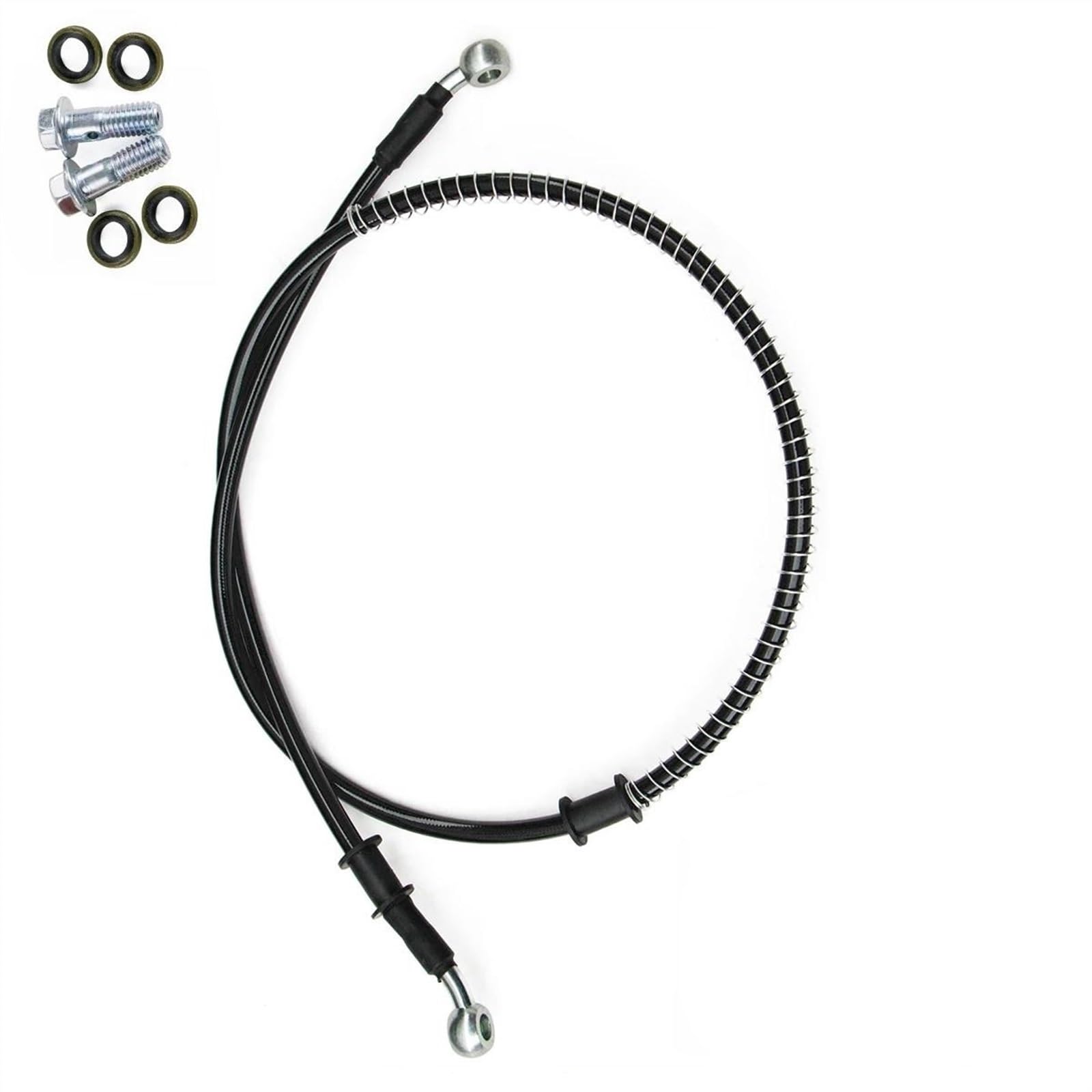 Motorbike Part 1200mm/120cm M8 28°-28° Motorcycle Hydraulic Brake Hoses Clutch Oil Tubes Pipes Replacement Accessories