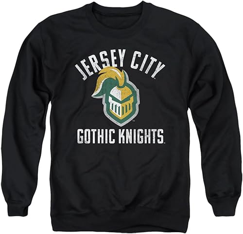 Miniatura 53 de LOGOVISION Colección oficial de sudaderas de cuello redondo para adultos con logotipo desgastado grande