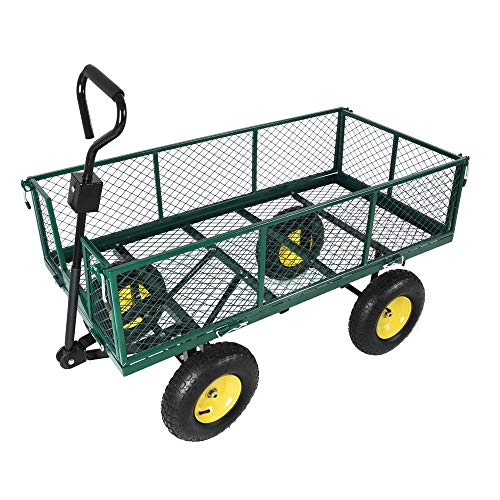Preisvergleich Produktbild Tinke Handwagen Bollerwagen Gartenwagen 500kg Metall Transportwagen