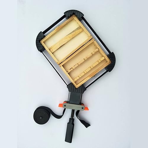 Eastwood - Tornillo de banco de 8 pulgadas con abrazadera de hierro resistente para molienda de metal para mesa de trabajo con prensa giratoria de