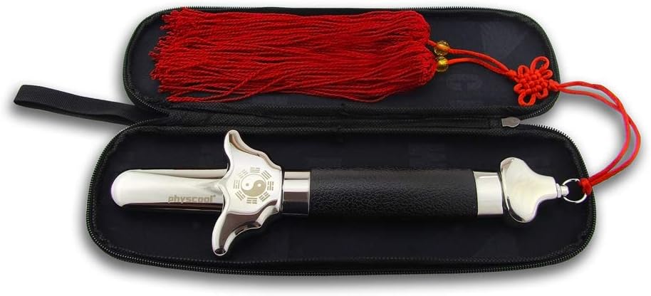 Premium Extendable Chinese Taichi Sword with Free Luxury Red Sword Tassel and PU Leather Bag