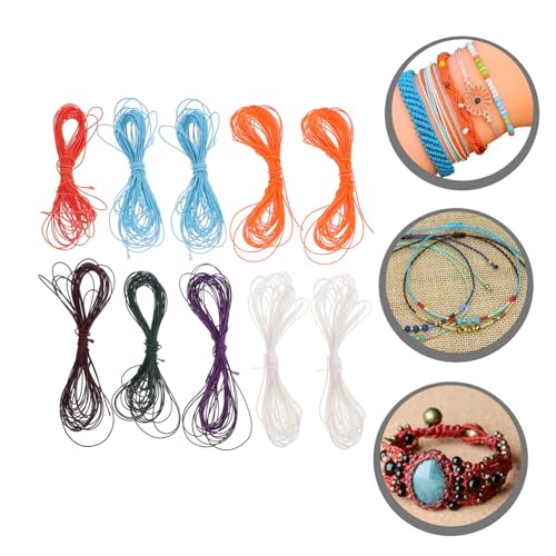 Cuerda de cera para manualidades en casa y diseño de collares y pulseras diy 3