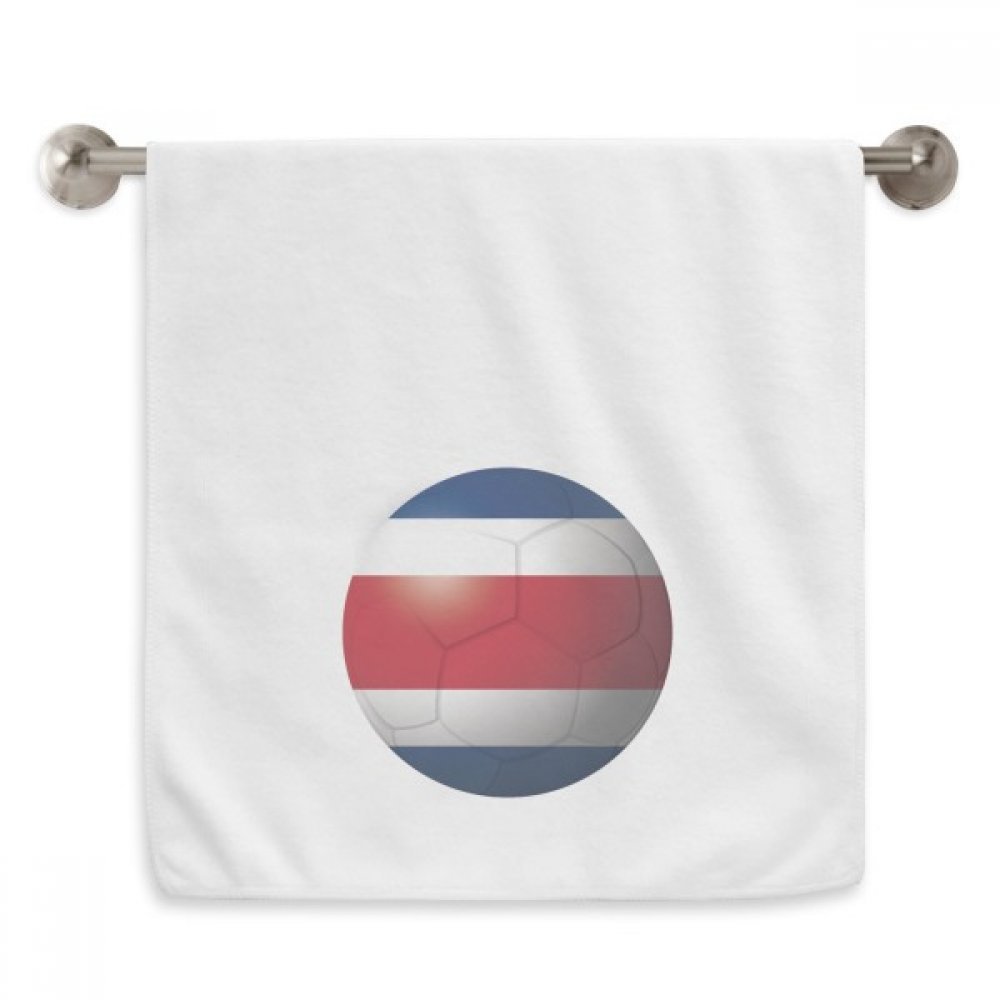 Serviette débarbouillette Costa Rica 13x29 inch blanche en tissu éponge moelleux