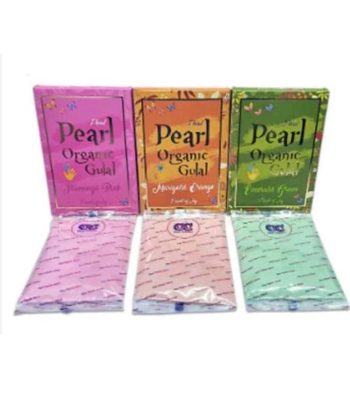 EITHEO Organic Gulal for Holi Celebration - Herbal Colors, Eco-Friendly, Non-Toxic | Washable & Easy to Remove | Pack of 6 4
