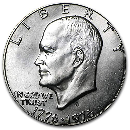 1976 S Eisenhower IKE Silver Dollar Brilliant Uncirculated