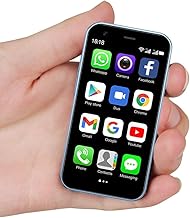 Mini Smartphone, Mini Phone Unlocked Cell Phone 3.0 Inch Android 3G Small Mobile Child Phone Quad Core 2G+16G 5.0MP Dual SIM High Definition (Blue)