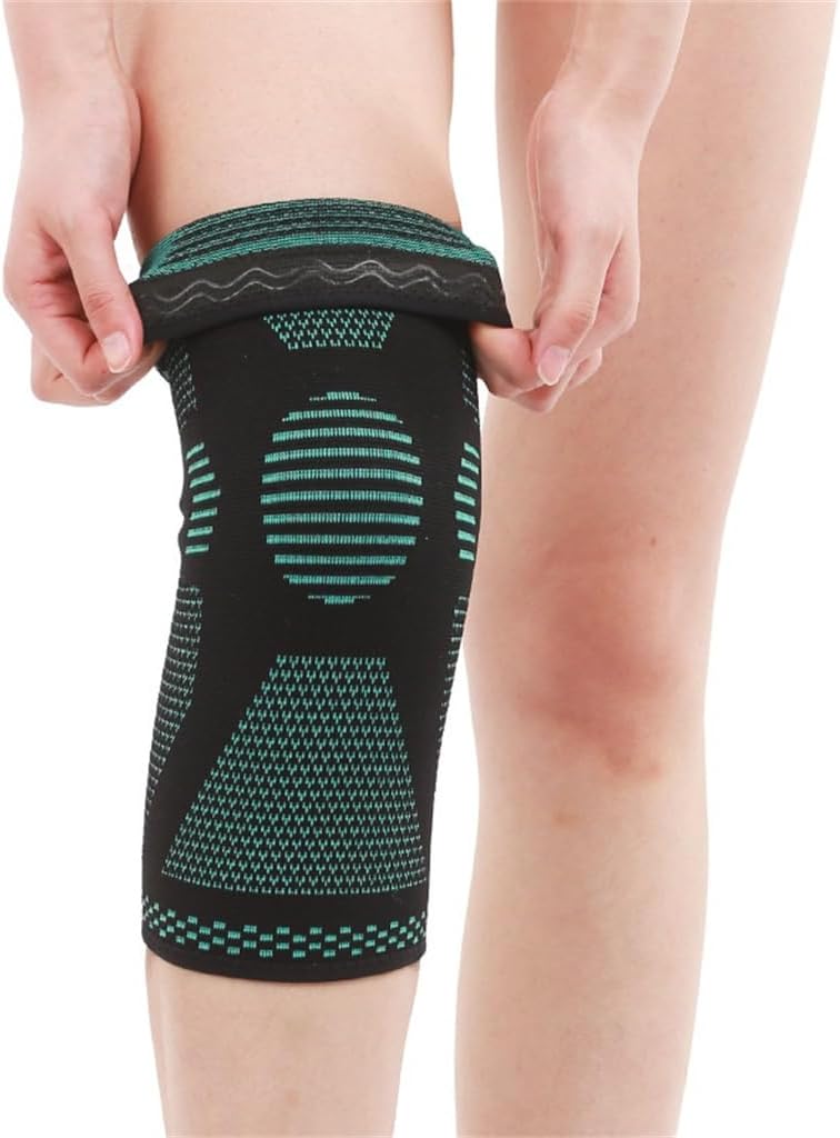 Knitted Nylon Sports Knee Pads for Men and Women Running Fitness Outdoor Hiking Warm