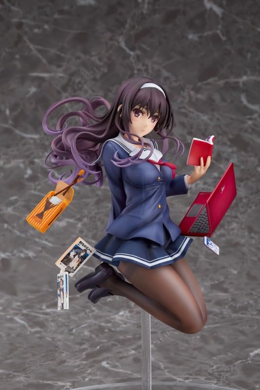 NFsgVCGJCómo criar a una Novia aburrida Flat Utaha Kasumigaoka Figura 1/7 Figura de Anime/Modelo de Personaje Pintado/Modelo de Juguete/PVC/artículo de colección de anime24cm/9.4"