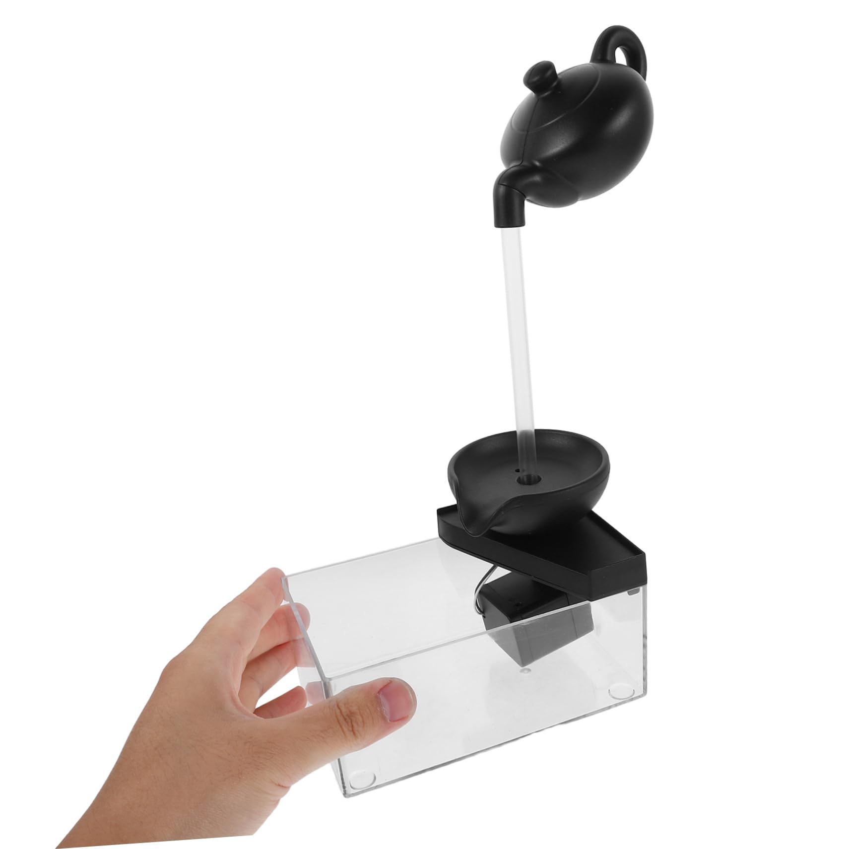BESTonZON Fontana d Acqua Per Interni Boccia Per Pesci Accessori Per Acquari e Decorazioni Da Tavolo Per Ufficio e Camera Da Letto
