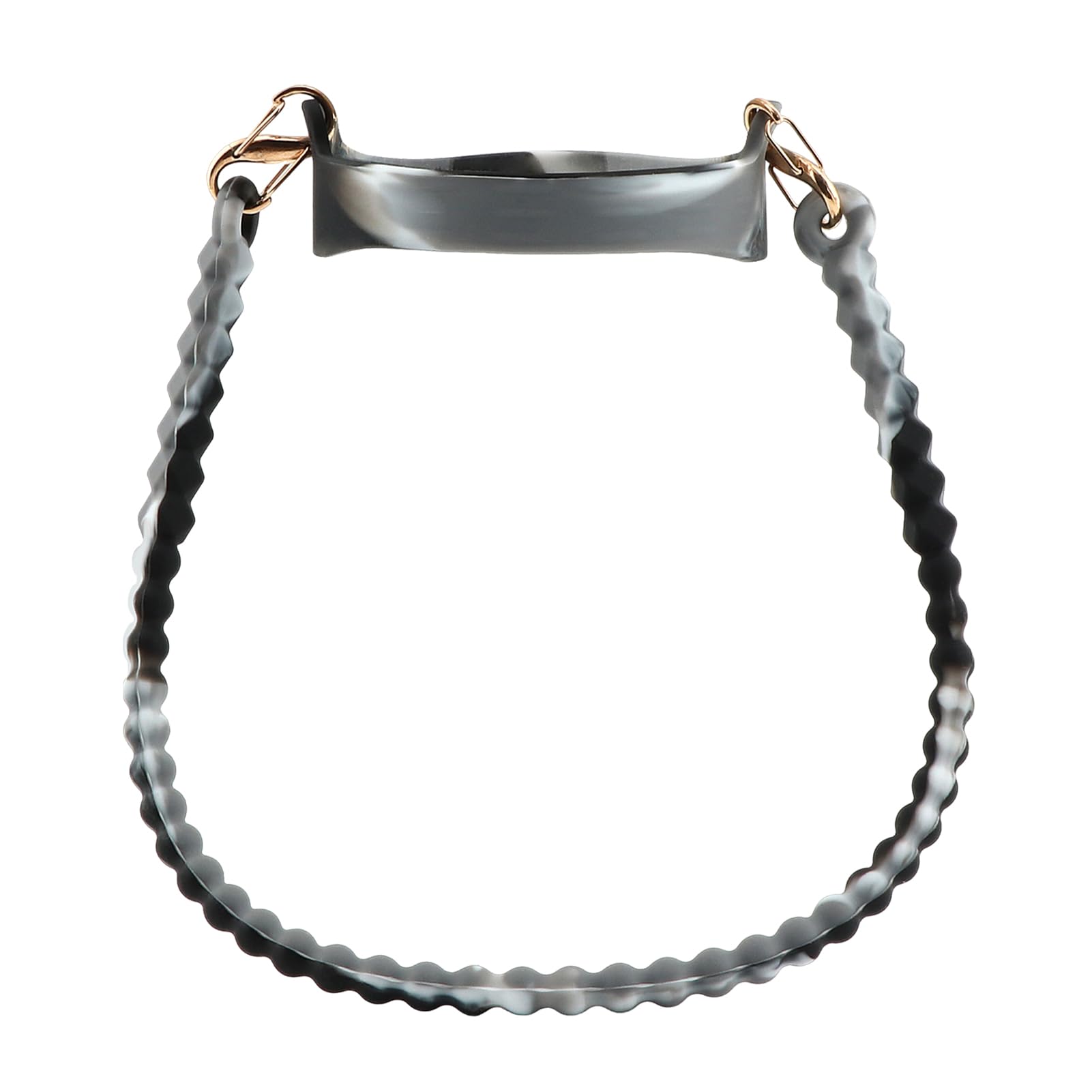 Sport Water Bottle Handle Cup Accessories, Soft Durable Silicone Water Bottle Sling, Carrier, Holder with Strap for Backpack, Hiking, Camping(Black,Size:40cm)