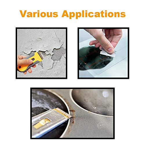 Canopus Single Edge Industrial Razor Blades, Safety Straight Edge Razor, 100% Made In Usa, Box & Carton Cutter Replacement Blades, Glass And Paint Scraper Razor Blades (10 Pieces) #TOP5