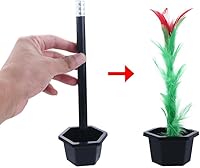 Vista 2 de 1 juego de varita a flor truco mágico de apariencia mágica de flores divertidos trucos de magia juguetes para adultos niños espectáculo de magia Prop