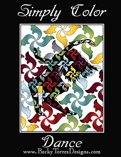 Simply Color: Adult Coloring Book (Dance)