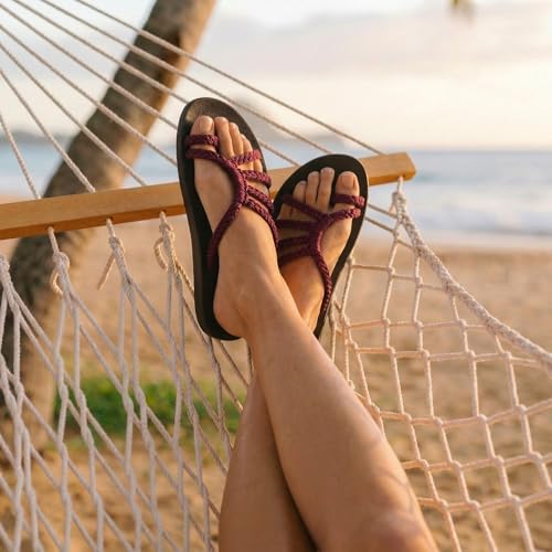 Image of Plaka Relief Flip Flops for Women with Arch Support | Comfy Sandals for Women | Perfect for the Beach, Long Walks or Poolside
