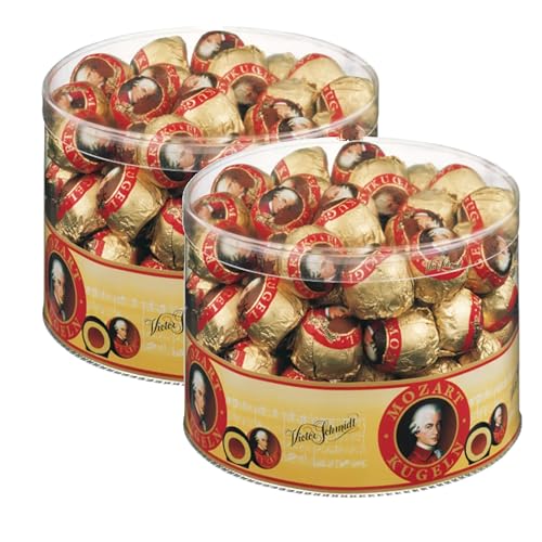 Victor Schmidt - Austria Mozartkugeln - 50er-Dose - 825 g (2 x 825g)