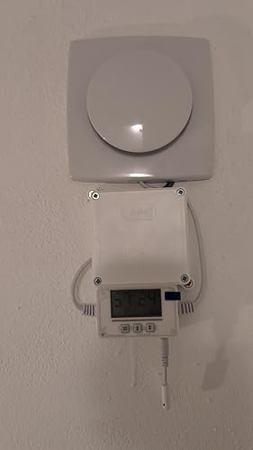 Badlüfter Badventilator Wandventilator Ablüfter WC Lüfter Elektrische Jalousie e