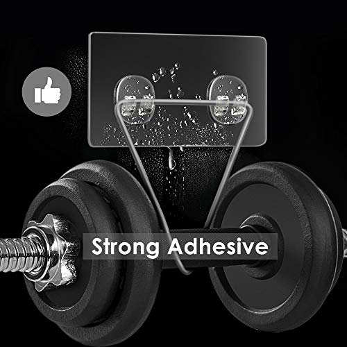 Nieifi Soap Dish Holder With 4 Hooks Stainless Steel Bronze Adhesive For Shower, Bathroom #TOP4