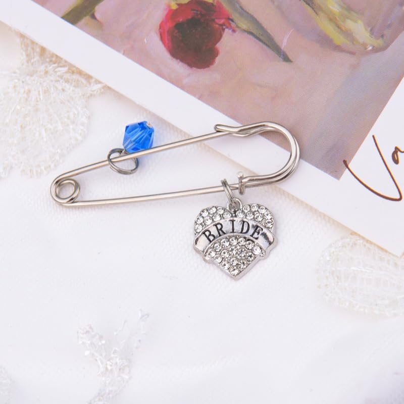 Image of Wedding Gift for Bride Wedding Gifts for Bride Bridal Bouquet Memorial Charm Brooches for Women Brides Bridal Shower Gifts for Friends Brooch Pin for Bridal Accessories for Women Brides
