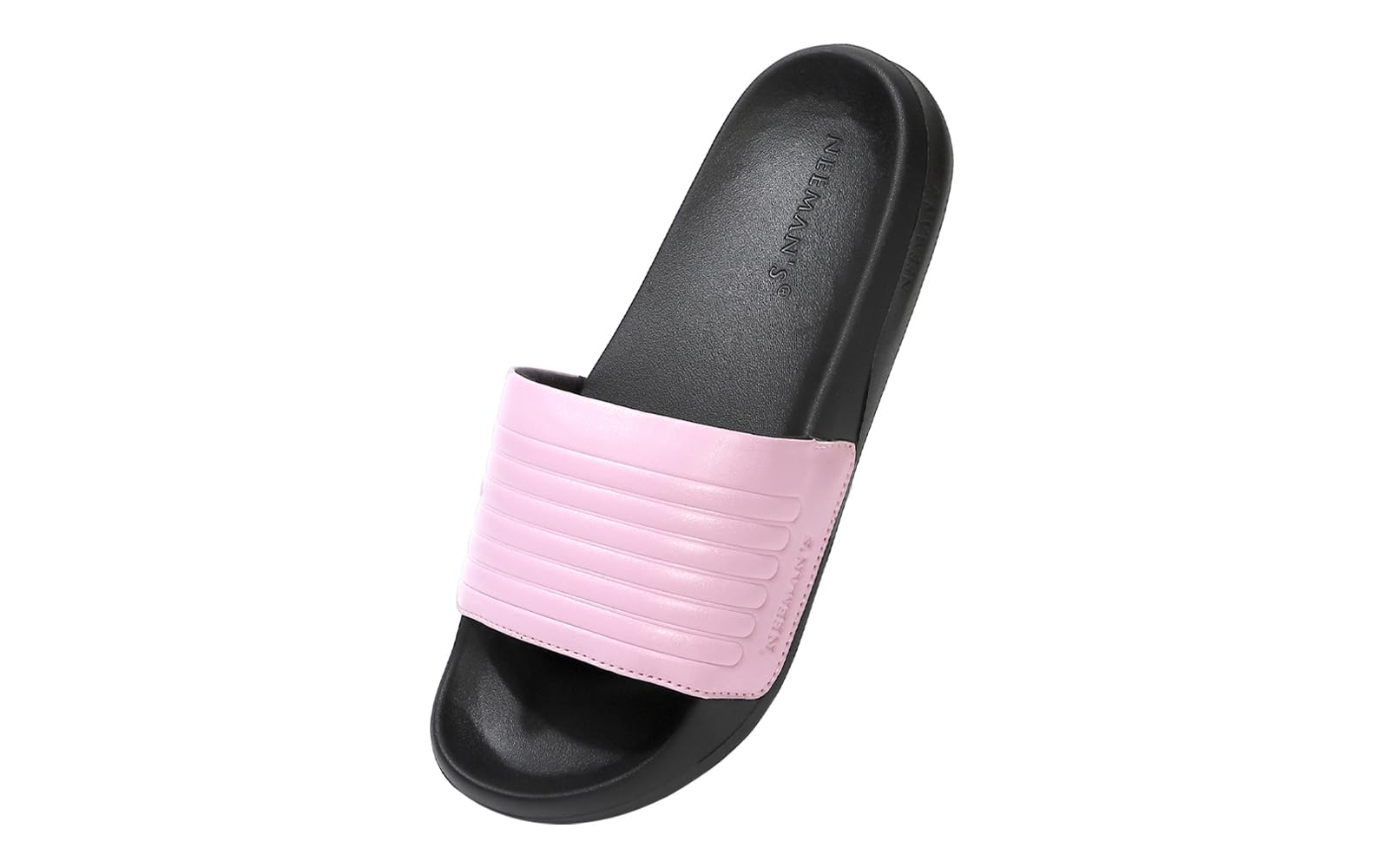Neemans Footbed Slides for Women | Cushioned & Comfortable Flip Flops for Women | everyday Comfort, Lightweight and Flexible | Pink/Black UK6 (B0D8JLDGCQ) Amazon Price History, Amazon Price Tracker