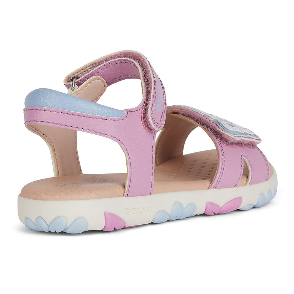 Geox J Sandal Haiti Girl, Sandalias con Punta Abierta Niñas