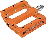 Nombre de la marca exustar Exustar Freerider Easy - Pedal de Ciclismo Unisex para Adulto, Naranja, 110 x 105 mm