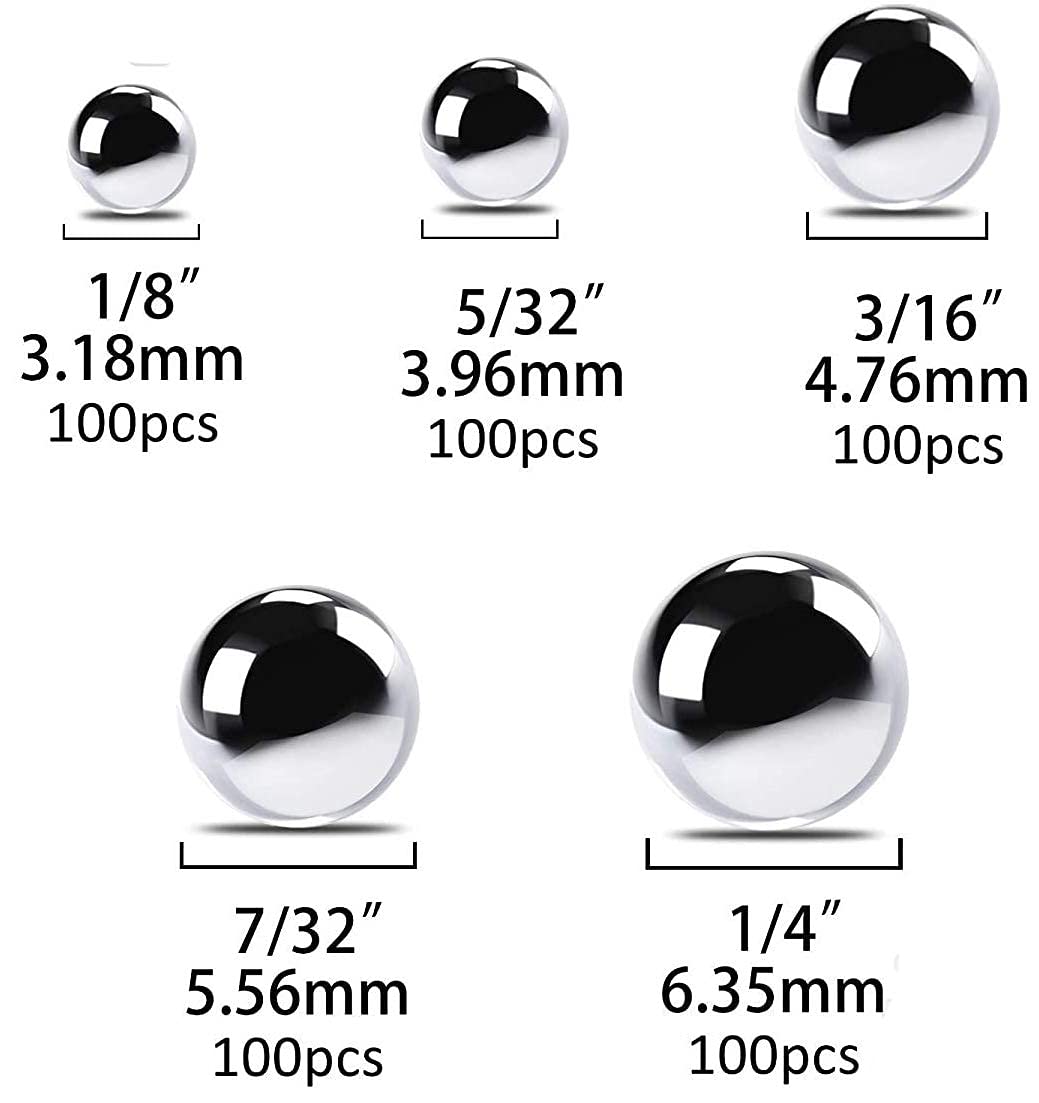 50x 7/32 Inch G10 Precision Bearing Balls – AISI52100 Steel – For Bicycles