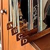 26 Pcs Vinyl Record Dividers Wooden Record Dividers A-Z Record Organizer Tabs LPs Separators Rectangular Dividers Vertical Record Holder Organizer Guides for Album CD DVD Media Book Shelf Storage #2