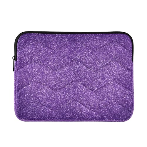 Bolso para portátil y tablet de 13 pulgadas morado con brillo miniatura 1