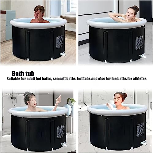 Oxlaser Banheira de gelo para atletas, banheira de imersão fria, banheira inflável grande portátil,