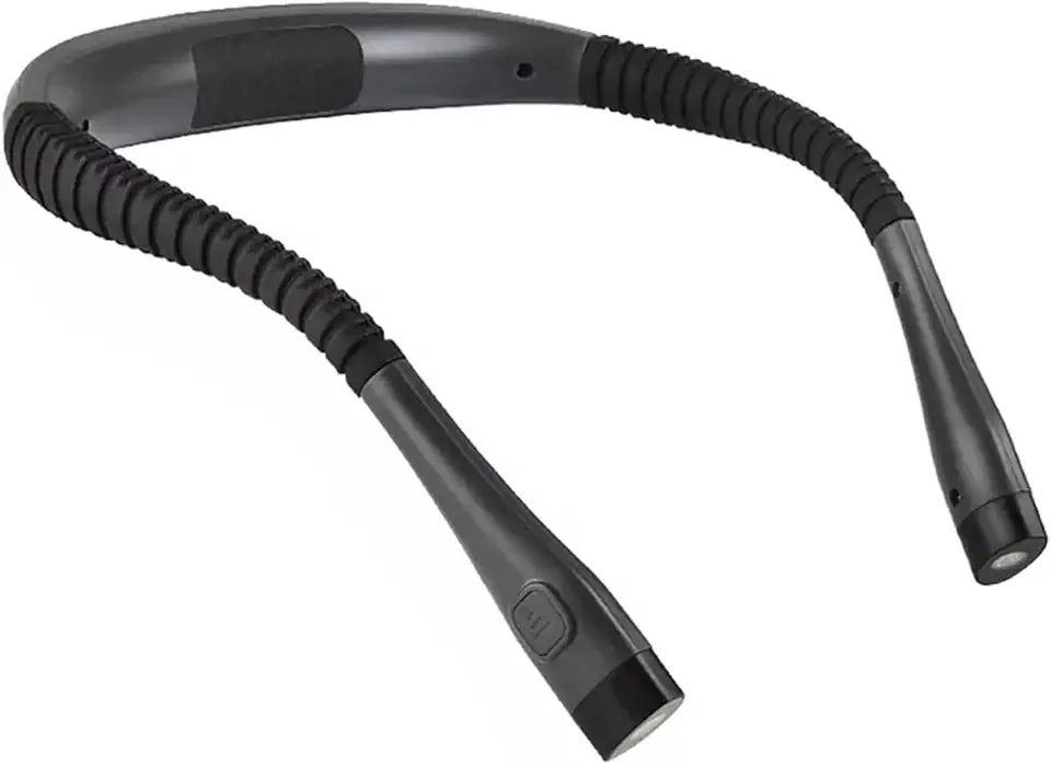 BEMMY Luz de Leitura Recarregável, Luz de Pescoço Dobrável com 3 Cores, Portátil e de Larga Duração para Leitura, Crochê e Costura, Luminaria de Livro 1000mAh. A única Loja Autorizada "Bemmy-BR".