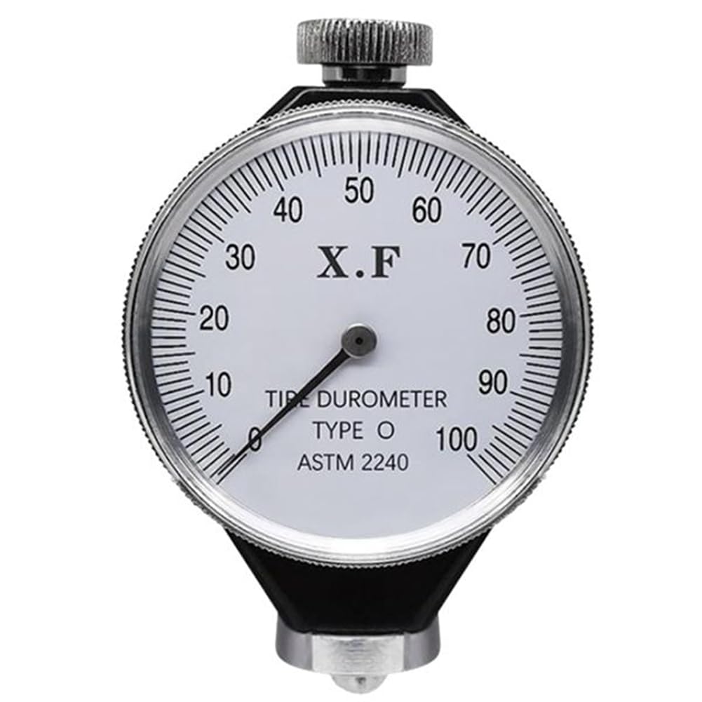 Aundhegrtt As Shown Large Lcd Display Durometer Gauge 0-100 Degree Rubber Tire Hardness Tester With Dual Functionality Type O