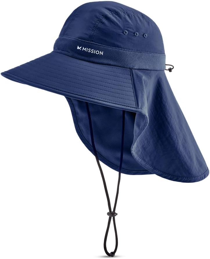 Cooling Sun Defender Sun Hat, UPF 50 UV Protection for Men Women, Wide Brim Outdoor Hat for Hiking, Fishing, Beach, Gardening