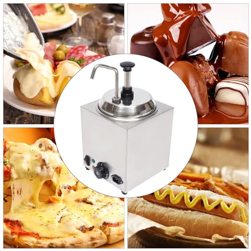 800W Professional Stainless Steel Cheese Oven for Restaurants, Fast Food Stands, Pastries, Temperature Adjustable