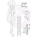Prima Marketing JN912994 Julie Nutting Mixed Media Cling Rubber Stamp-Jayla
