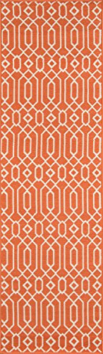 Get Cheap Price Momeni Rugs , Baja Collection Contemporary Indoor & Outdoor Area Rug, Easy to Clean, UV protected & Fade Resistant, 2'3" x 7'6" Runner, Orange