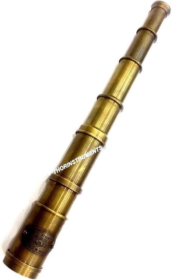Nautical Antique Brass Telescope Vintage Pirate Spyglass Maritime Telescope Gift 18" Rustic Vintage Home Decor Gifts